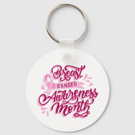 Borstkanker Sleutelhanger (Voorkant)
