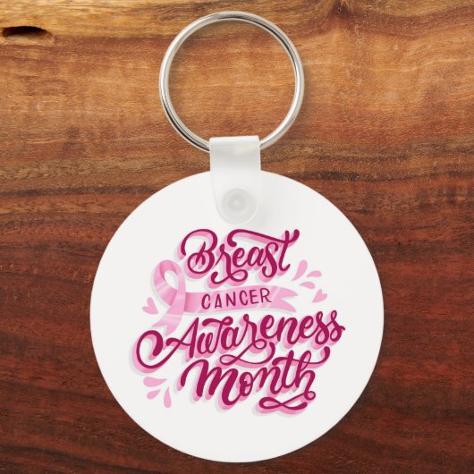 Borstkanker Sleutelhanger (Voorkant)