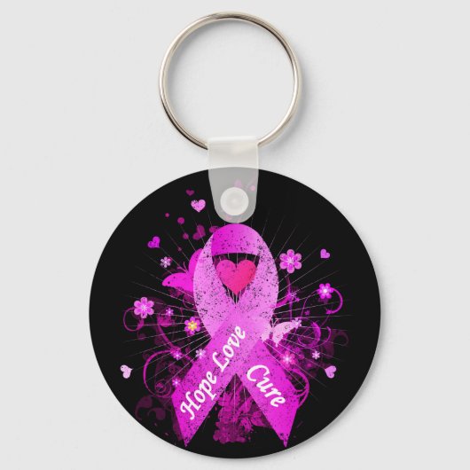 Borstkanker Sleutelhanger (Voorkant)