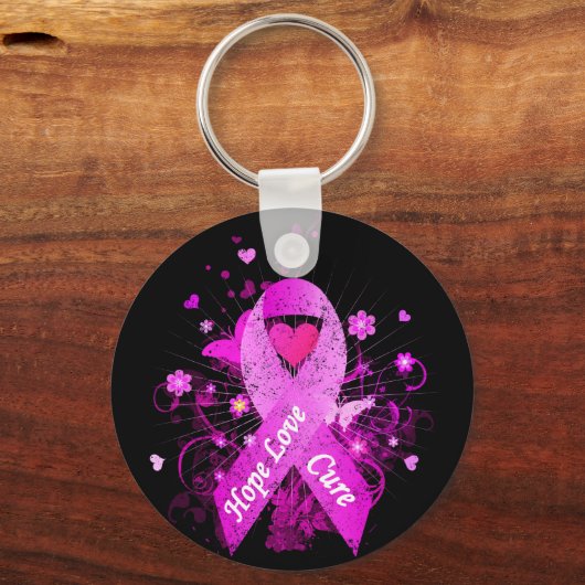 Borstkanker Sleutelhanger (Voorkant)