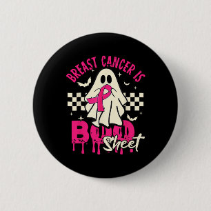Borstkanker Spook Halloween Borstkanker Bewustzijn Ronde Button 5,7 Cm