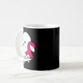 Borstkanker Spook Halloween Roze Borstkanker A Koffiemok (Voorkant links)