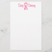 Borstkanker: sterke koolstofstank briefpapier (Voorkant)