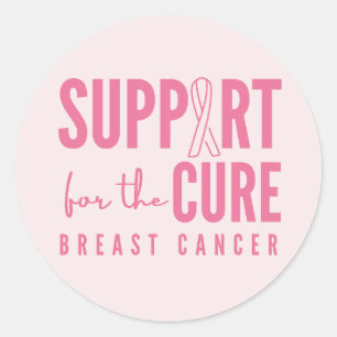 borstkanker steun genezen roze Stickers Labels