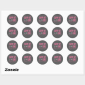 Borstkanker. Steun. Genezen. Stickers en labels (Vel)