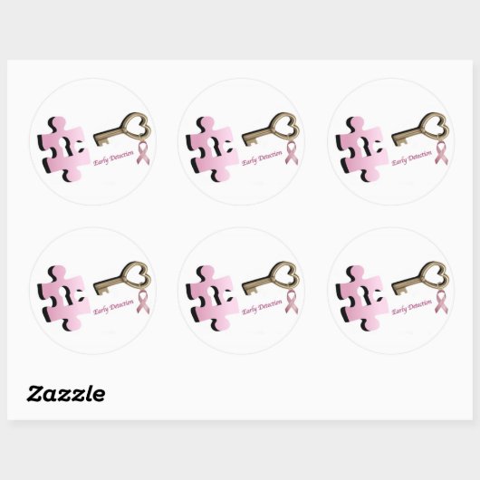 Borstkanker Sticker (Vel)