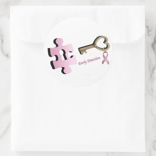 Borstkanker Sticker (Tas)