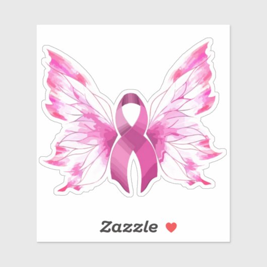 Borstkanker Sticker (Vel)