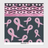 Borstkanker Sticker (Vel)