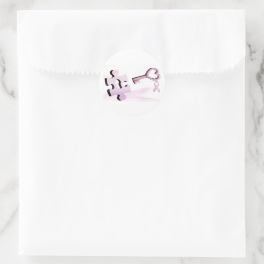 Borstkanker Sticker (Tas)