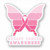 Borstkanker Sticker (Voorkant)
