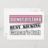 Borstkanker stoort de schoppen niet briefkaart (Voorkant / Achterkant)