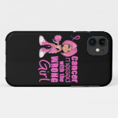 Borstkanker Strijd Meisje 1 Case-Mate iPhone Case (Achterkant (horizontaal))