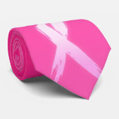 Borstkanker Stropdas (Opgerold)