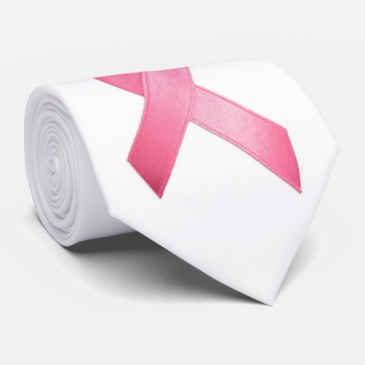 Borstkanker Stropdas (Opgerold)