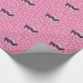 Borstkanker Superheld Cadeaupapier (Hoek)