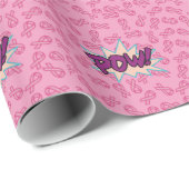 Borstkanker Superheld Cadeaupapier (Rol Hoek)