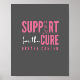 Borstkanker. Support.Cure. POSTER & PRINTS