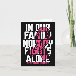 Borstkanker Support Roze familie borstkanker AW Kaart