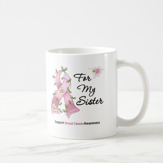 Borstkanker Support Sister Koffiemok (Rechts)