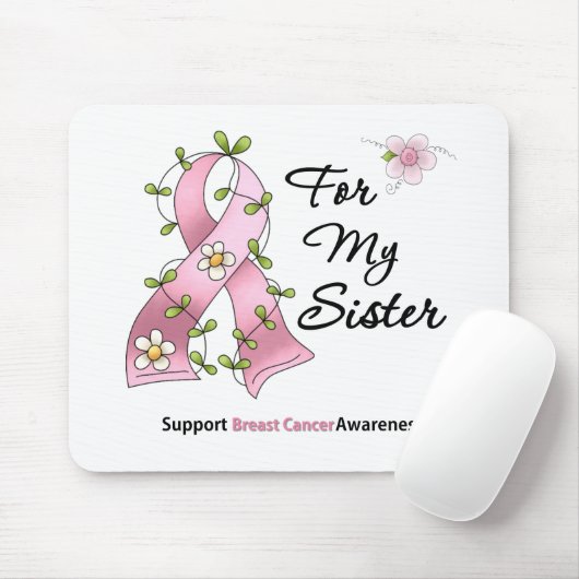 Borstkanker Support Sister Muismat (Met muis)