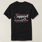 Borstkanker Support Squad Borstkanker Overlevende T-shirt (Design voorkant)