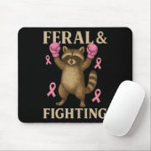 Borstkanker Support Squad Feral en Fighter Fun Muismat (Met muis)