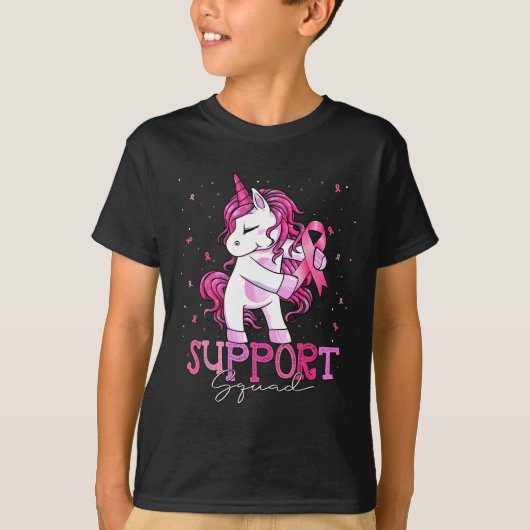 Borstkanker Support Squad Shirt Borstkanker AW (Voorkant)
