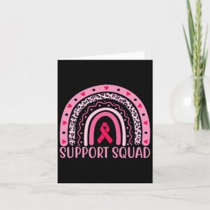 Borstkanker Support Squad Warrior Breast Cancer Kaart