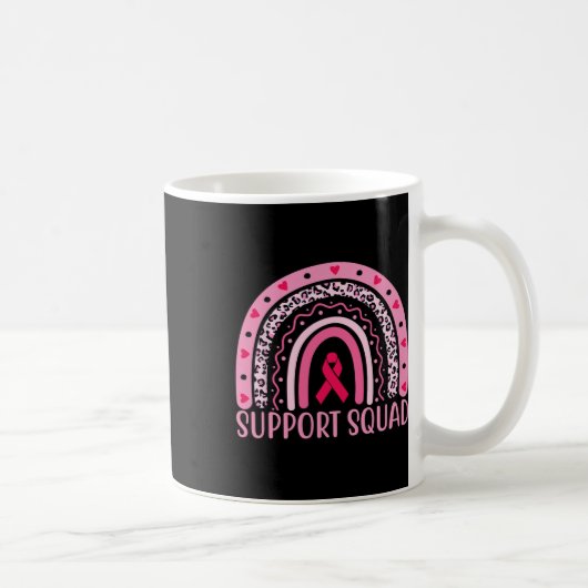 Borstkanker Support Squad Warrior Breast Cancer Koffiemok (Rechts)