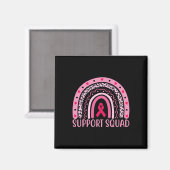 Borstkanker Support Squad Warrior Breast Cancer Magneet (Voorkant / Achterkant)
