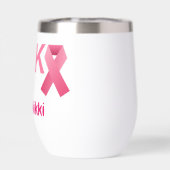 Borstkanker Support Team Pink Ribbon Personalisere (Achterkant)