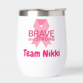 Borstkanker Support Team Pink Ribbon Personalisere (Links)
