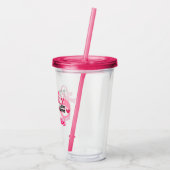 Borstkanker Support Team Pink Ribbon Personalisere Acryl Drinkbeker (Achterkant)