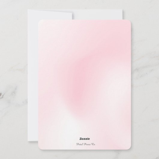 Borstkanker Support Team Pink Ribbon Personalisere Feestdagenkaart (Achterkant)