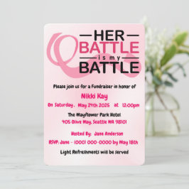Borstkanker Support Team Pink Ribbon Personalisere Feestdagenkaart