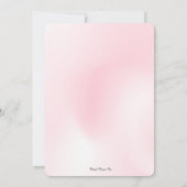 Borstkanker Support Team Pink Ribbon Personalisere Kaart (Achterkant)