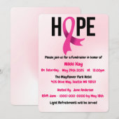 Borstkanker Support Team Pink Ribbon Personalisere Kaart (Voorkant / Achterkant)