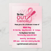 Borstkanker Support Team Pink Ribbon Personalisere Kaart (Voorkant / Achterkant)