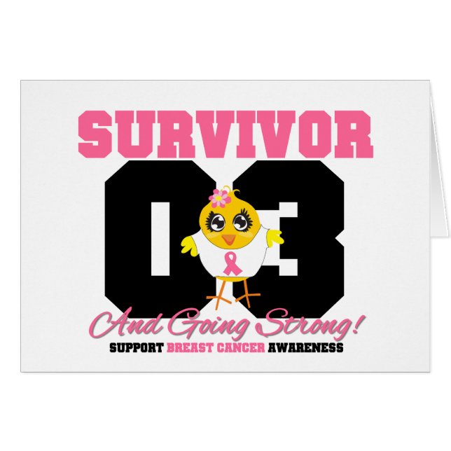 Borstkanker Survivor Chick 03 jaar (Voorkant Horizontaal)