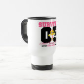 Borstkanker Survivor Chick 05 jaar Reisbeker (Voorkant links)