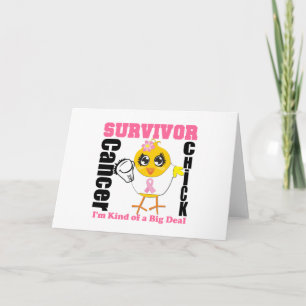 Borstkanker Survivor Chick Kaart