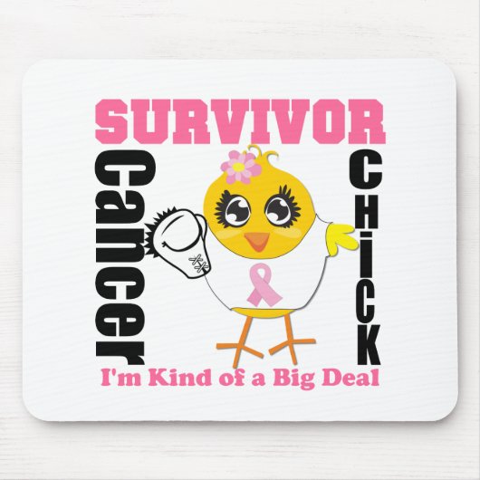 Borstkanker Survivor Chick Muismat (Voorkant)