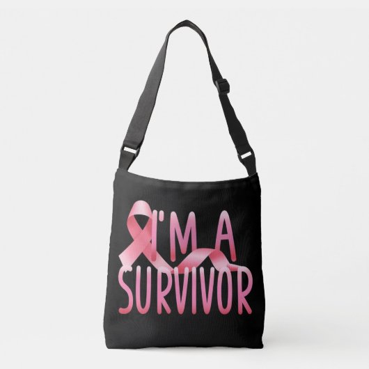 Borstkanker Survivor Crossbody Bag Tas (Voorkant)