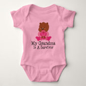 Borstkanker Survivor Grandma Romper (Voorkant)