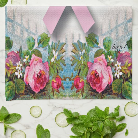  borstkanker Survivor Kitchen Towel Theedoek (Gevouwen)