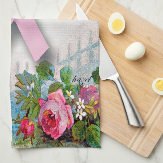  borstkanker Survivor Kitchen Towel Theedoek (Quarter Fold)