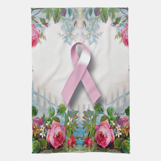  borstkanker Survivor Kitchen Towel Theedoek (Verticaal)
