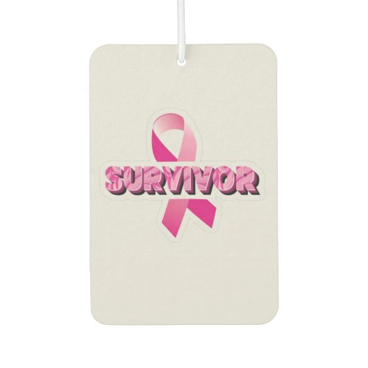 Borstkanker Survivor luchtverfrisser (Voorkant)
