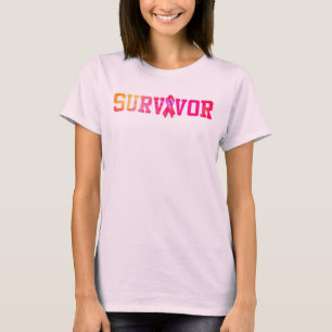 Borstkanker Survivor Pink Tie Dye Shirt